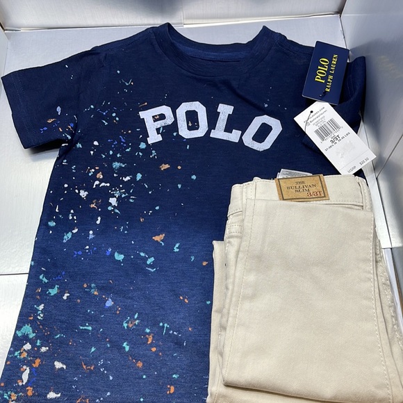 Brand new Polo Ralph Lauren Boys combo 3T Jeans and T-shirt - Picture 7 of 11